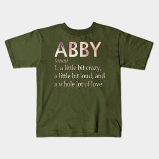 Abby Girl Name Definition Kids T-Shirt